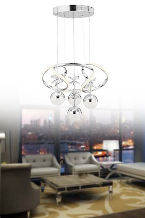 لوستر طوسی فلزی İstanbul Avize - کد 932895935