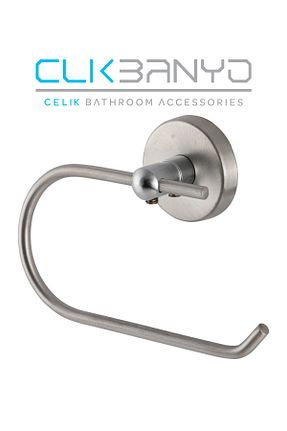پایه دستمال توالت استیل ضد زنگ ÇELİK BANYO - کد 311723217