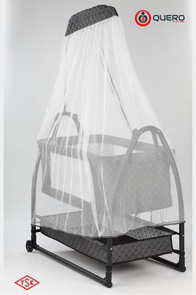 گهواره طوسی فلزی Quero - کد 838432961