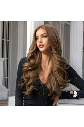 کلاه گیس قهوه ای زنانه Zeysum - کد 881977743