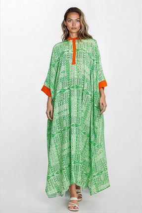 لباس سایز بزرگ رنگی زنانه ویسکون VAGGON - کد 948506384
