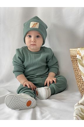 ست نوزادی سبز بچه گانه پنبه ای MiaBaby - کد 360058733