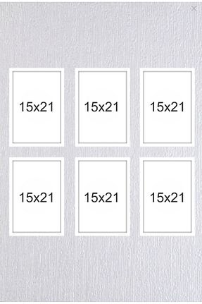 قاب عکس سفید 5+ Araste Dekorasyon - کد 78845983