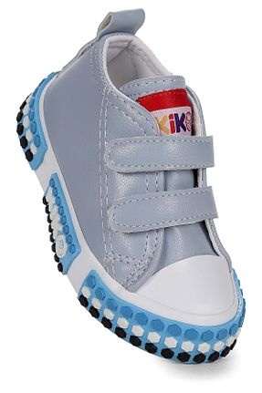 کفش اسنیکر آبی بچه گانه چرم مصنوعی Kiko Kids - کد 894858414