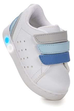 کفش اسنیکر سفید بچه گانه چرم مصنوعی Kiko Kids - کد 848126445