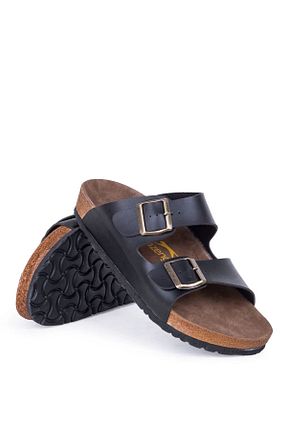 دمپائی مشکی مردانه نبوک Slazenger - کد 95514053
