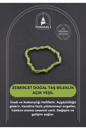 دستبند جواهر رنگی زنانه سنگ طبیعی OSMANLI DOĞAL TAŞ - کد 314015790