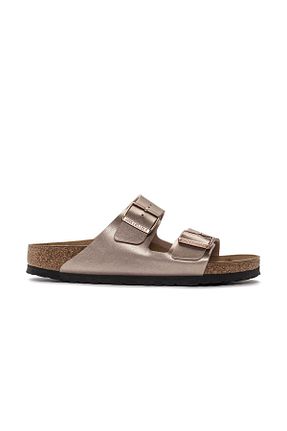 صندل صورتی زنانه پاشنه تخت Birkenstock - کد 701875327