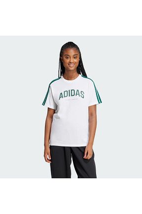 تیشرت سفید زنانه رگولار adidas - کد 900771413