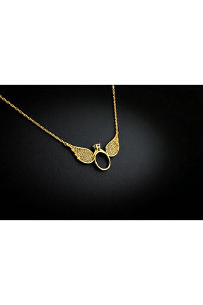 گردنبند نقره زرد زنانه 925 عیار SOFT - کد 949093009