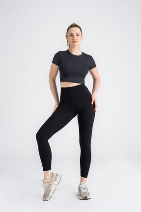 بادی مشکی زنانه یقه دوچرخه Leggfly - کد 945946793