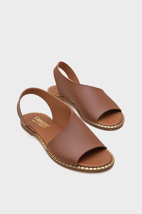 صندل قهوه ای زنانه پاشنه تخت Capone Outfitters - کد 944401083
