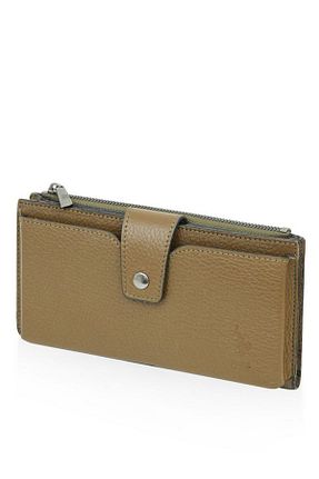 کیف پورتفوی و کلاچ خاکی زنانه U.S. Polo Assn. - کد 895095001