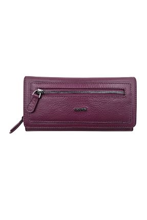 کیف پورتفوی و کلاچ بنفش زنانه Grande - کد 920760911