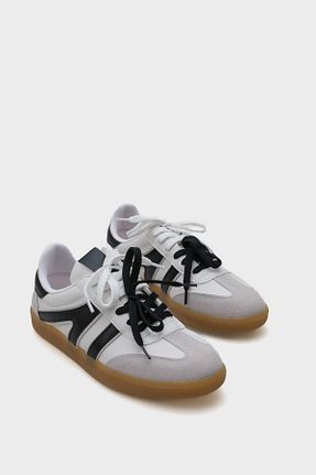 کفش اسنیکر سفید زنانه بند دار Capone Outfitters - کد 921592852