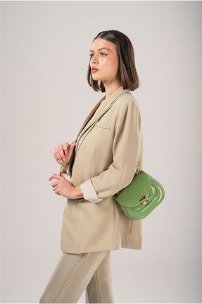 کیف دوشی سبز زنانه پلی استر ÇÇS - کد 921371584