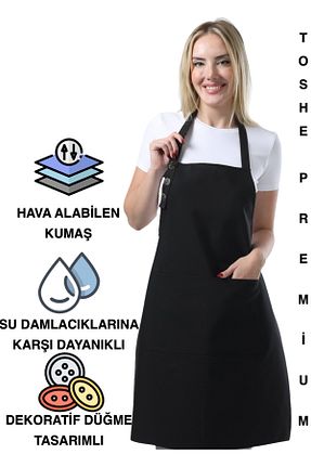 دستکش و پیشبندآشپزخانه مشکی TOSHE - کد 372562996