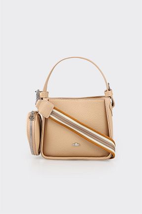 کیف پورتفوی و کلاچ بژ زنانه پلی اورتان Elle - کد 857788112