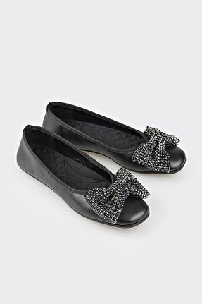 بابت مشکی زنانه چرم خالص Elle - کد 860375833