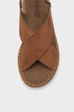 صندل قهوه ای زنانه پاشنه تخت Capone Outfitters - کد 805966875