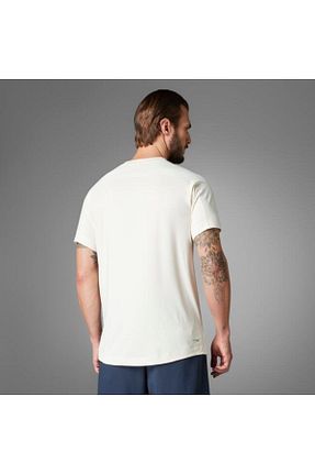 تیشرت اسپرت سفید مردانه رگولار adidas - کد 890460748
