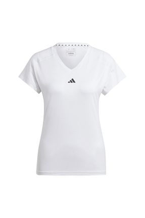 تیشرت اسپرت سفید زنانه رگولار adidas - کد 689312712