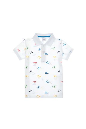 پولوشرت سفید بچه گانه پنبه ای U.S. Polo Assn. - کد 947508143