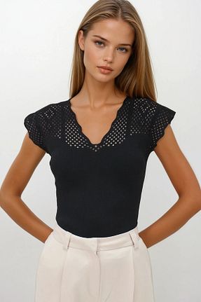 بلوز رنگی زنانه Ajurlu VAGGON - کد 947500882