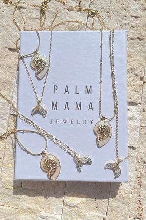 ست استیل زرد زنانه 2 تایی PALM MAMA JEWELRY - کد 947503481