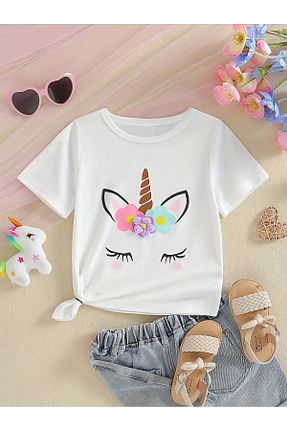 تیشرت سفید بچه گانه رگولار Renna Mood - کد 947516436