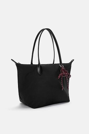 کیف دوشی مشکی زنانه پلی استر Pull & Bear - کد 947534224