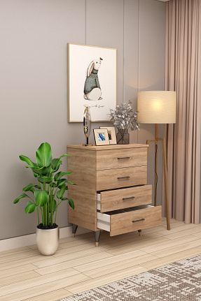 آینه کنسول رنگی MDF Asra Trend - کد 947633698