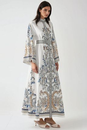 لباس سفید زنانه پلی استر Hiccup - کد 947652656