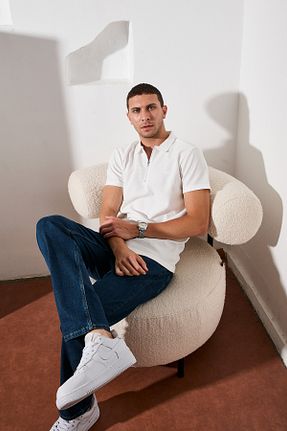 پولوشرت رنگی مردانه پنبه ای DAMGA JEANS - کد 947662415