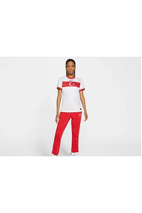 تیشرت سفید زنانه یقه دوچرخه Nike - کد 947958314