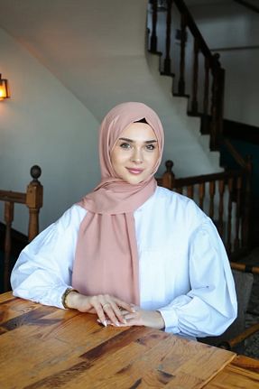 شال بژ زنانه ویسکون Armine - کد 947771468