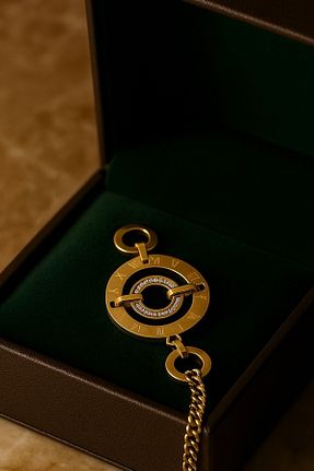 دستبند استیل (فولاد) زرد زنانه استیل (فولاد) Bonicce - کد 947988478