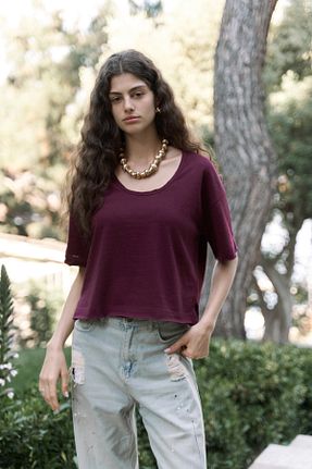 تیشرت رنگی زنانه اورسایز BOHEMAİ - کد 947997311