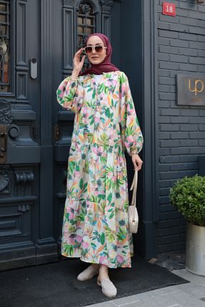 لباس حجاب سبز زنانه رگولار LOCCO - کد 948347926