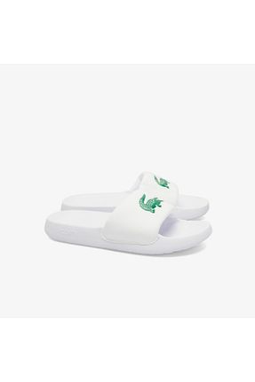 دمپائی سفید مردانه پاشنه تخت Lacoste - کد 948004367