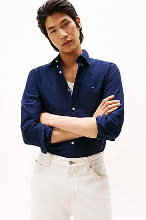 پیراهن رنگی مردانه Relaxed Tommy Hilfiger - کد 948013435