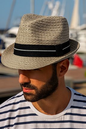 کلاه قهوه ای زنانه حصیر LAGRANZE - کد 948060357