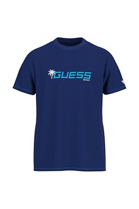 تیشرت سرمه ای مردانه رگولار Guess - کد 922807899