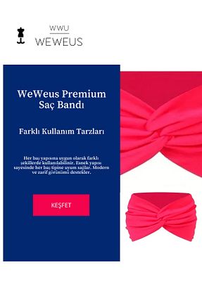 تاج رنگی زنانه Weweus - کد 948408777