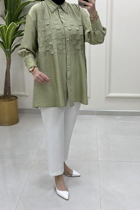 تونیک حجاب رنگی زنانه پنبه پلی استر Miss - کد 948750474