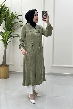 کلاه و ابایا سبز زنانه پنبه پلی استر BERELANCE - کد 948515811