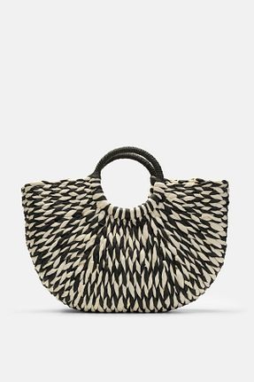 کیف دوشی رنگی زنانه حصیر mathilda store - کد 948417272