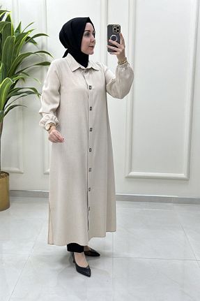 کلاه و ابایا بژ زنانه پنبه پلی استر Keten - کد 948515326