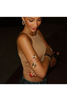 دستبند جواهر متالیک زنانه shop - کد 948438255