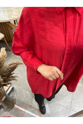 پیراهن قرمز زنانه رگولار Nuss - کد 948453921